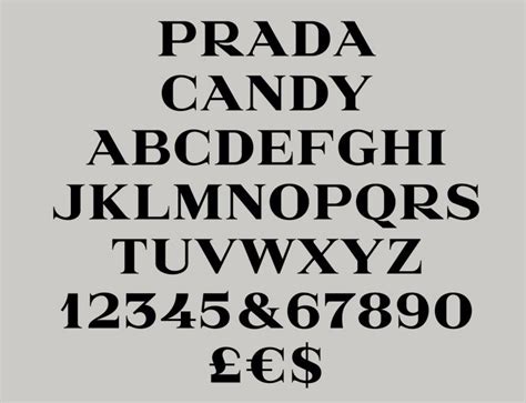 prada schriftart kopieren|prada candy font download.